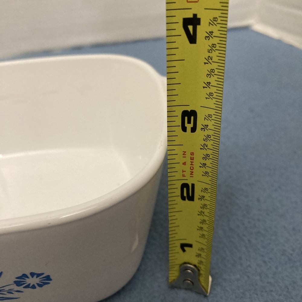 VTG Corning Ware Blue Cornflower 2 3/4 Cup Baking Dish (P-43-B)‎ No Lid - Picture 10 of 10